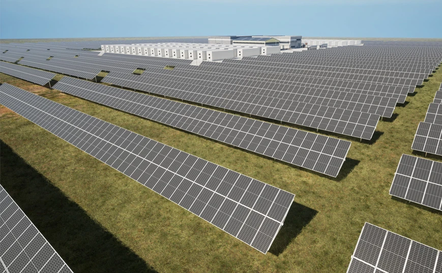 Centrales &eacute;lectriques au sol &agrave; grande &eacute;chelle